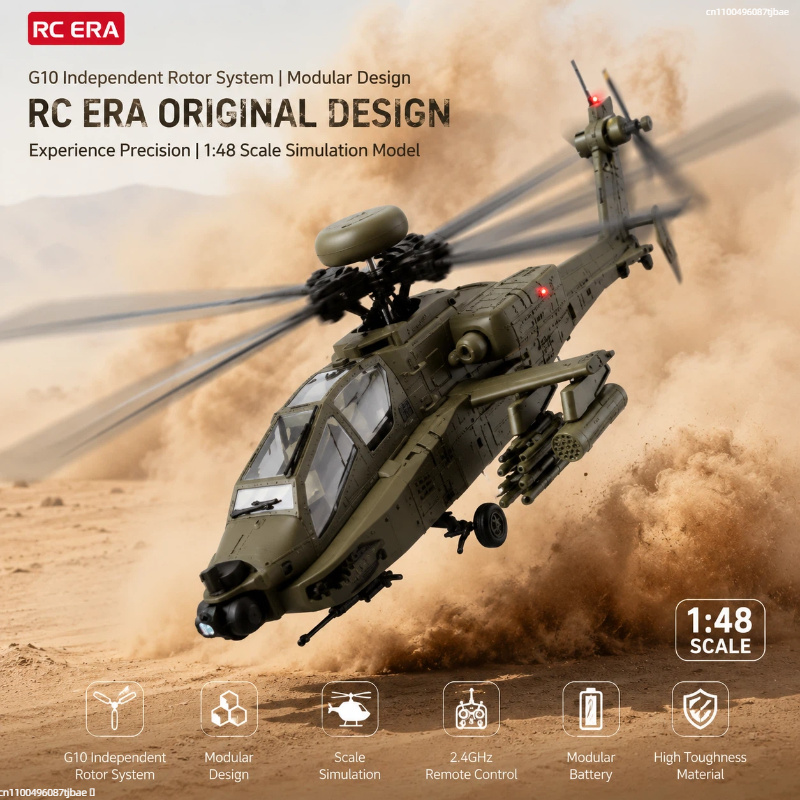 Rc Helicopter Single Rotor - RC Era AH‑64D Apache C170 เฮลิคอปเตอร์