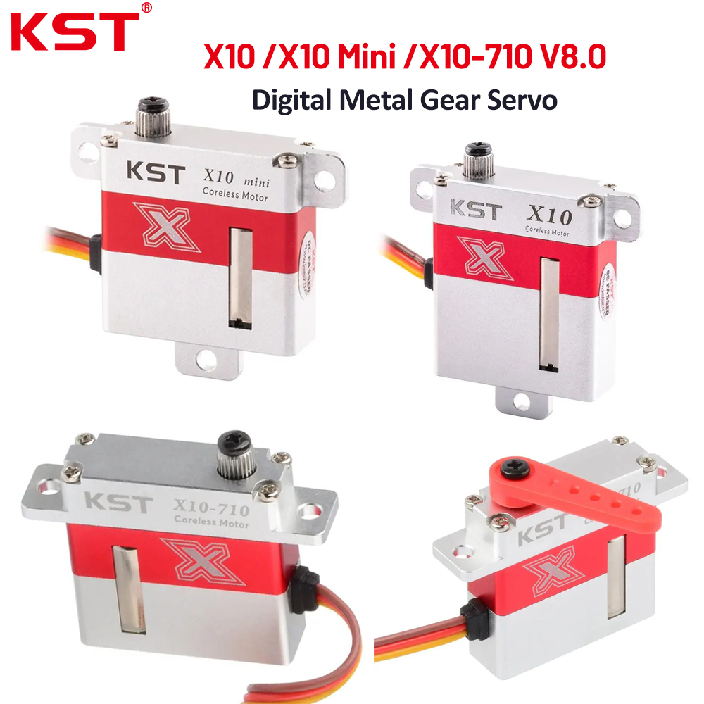 Rc Helicopter Motor - KST X10/X10 มินิ/X10-710 V8.0 เซอร์โวเกียร์โลหะดิจิตอล 7.5