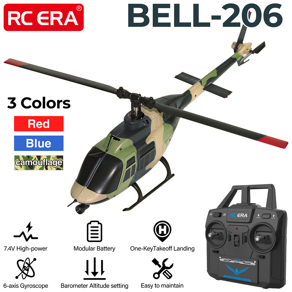 Rc Helicopter Large - RC ERA RC เฮลิคอปเตอร์ 1:33 Bell-206