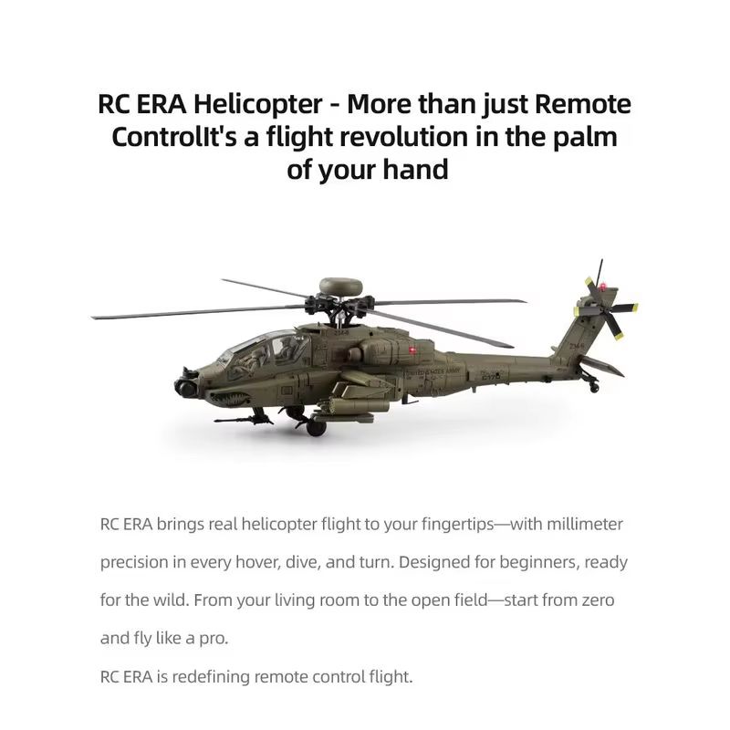RC Era AH‑64D Apache C170 เฮลิ - Rc Helicopter Single Rotor บทวิจารณ์และราคา