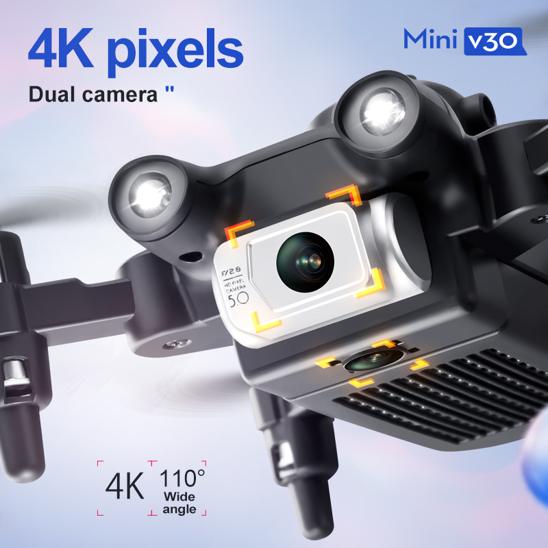 Mini V30 WiFi FPV Drone 4K HD  - Rc Helicopter Mini บทวิจารณ์และราคา