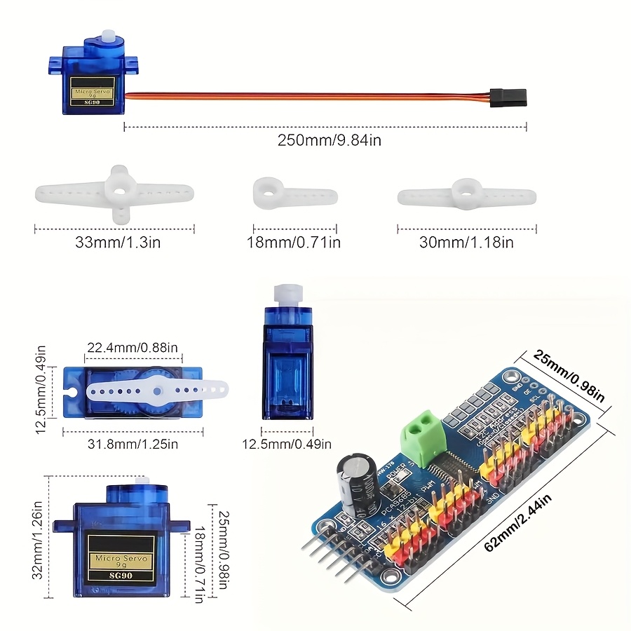 เซอร์โวมอเตอร์ SG90 9G จำนวน 5 - Rc Helicopter Motor บทวิจารณ์และราคา