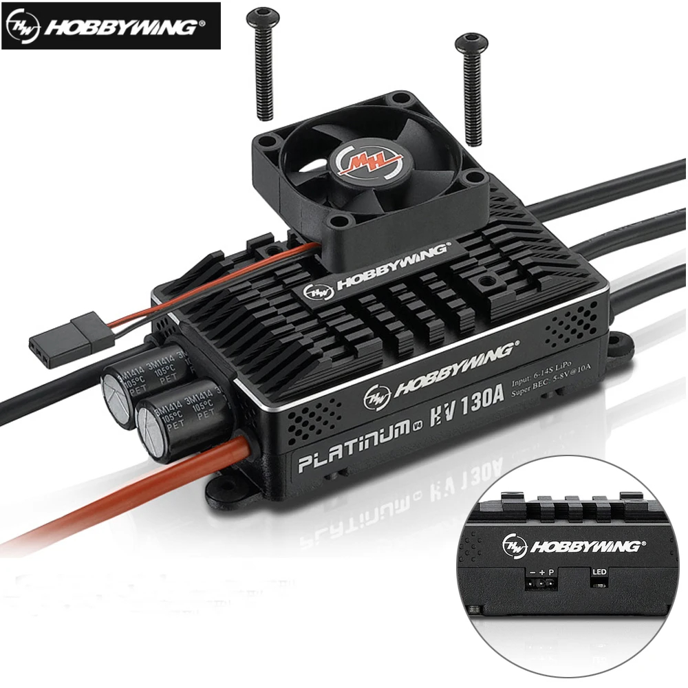 Hobbywing Platinum HV 130A SBE - Rc Helicopter Motor บทวิจารณ์และราคา